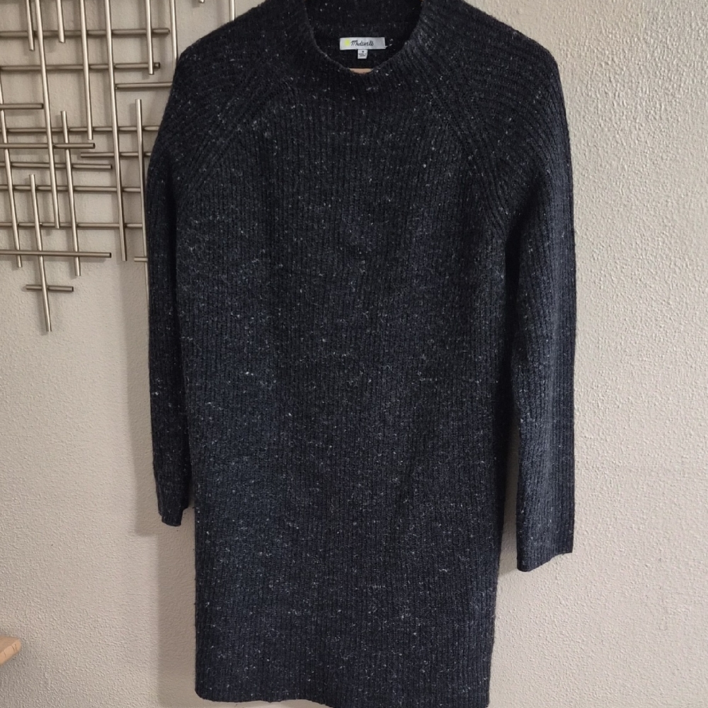 Madewell Rena Charcoal Turtleneck Sweater
